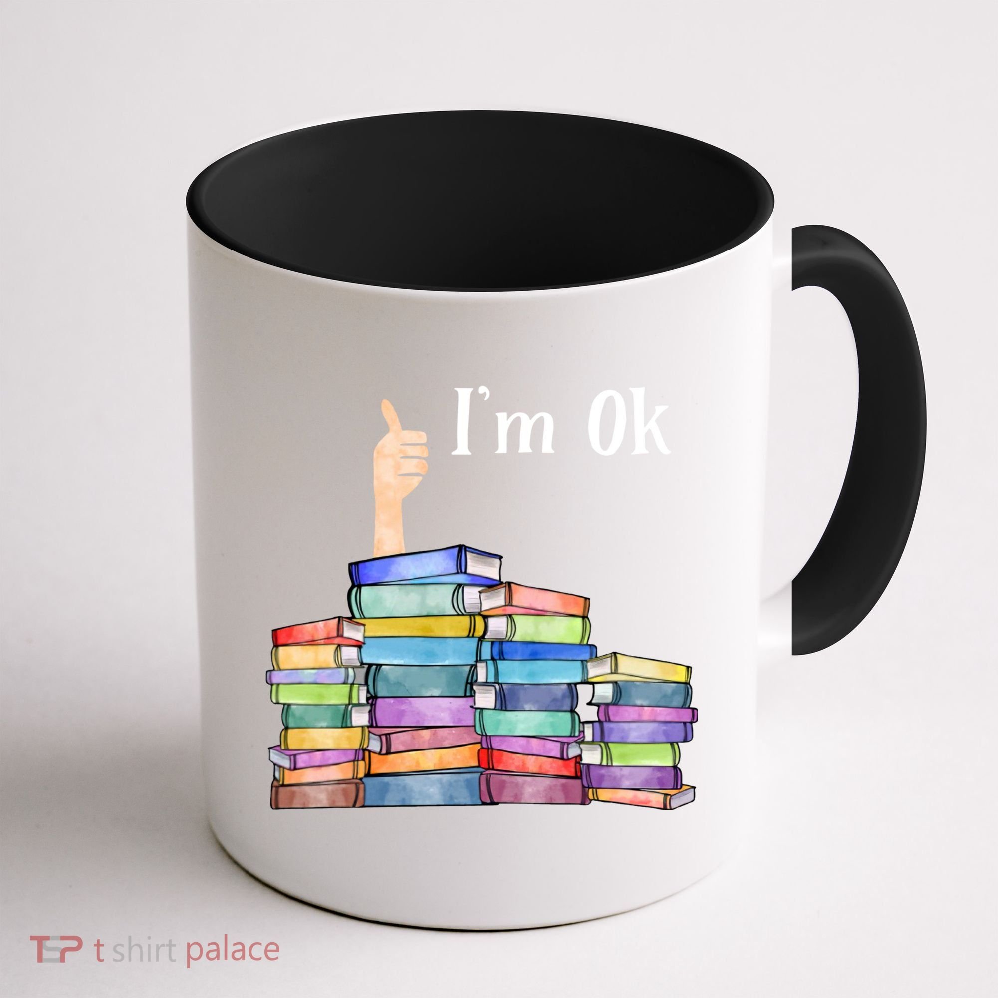 Reading Book Lovers Im Ok National Book Lovers Day Coffee Mug