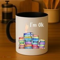 Reading Book Lovers Im Ok National Book Lovers Day Coffee Mug thumb 4