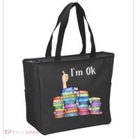 Reading Book Lovers Im Ok National Book Lovers Day Tote Bag thumb 2