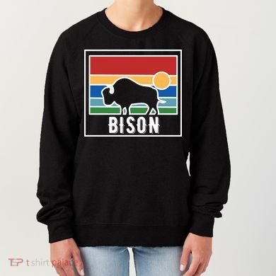 Retro Bison Logo Women's Sweatshirt