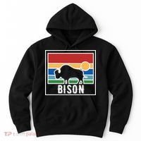 Retro Bison Logo Hoodie thumb 0