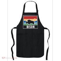 Retro Bison Logo Apron thumb 0