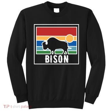 Retro Bison Logo Sweatshirt
