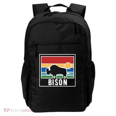 Retro Bison Logo Backpack