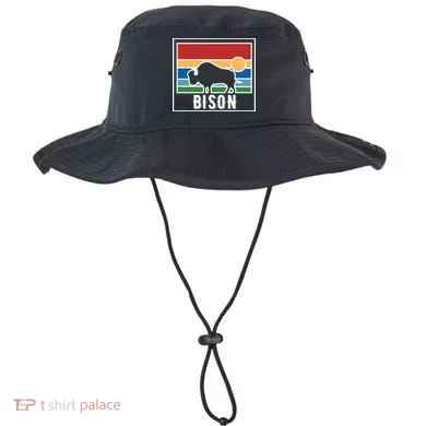 Retro Bison Logo Bucket Hat