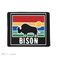 Retro Bison Logo Mousepad thumb 0