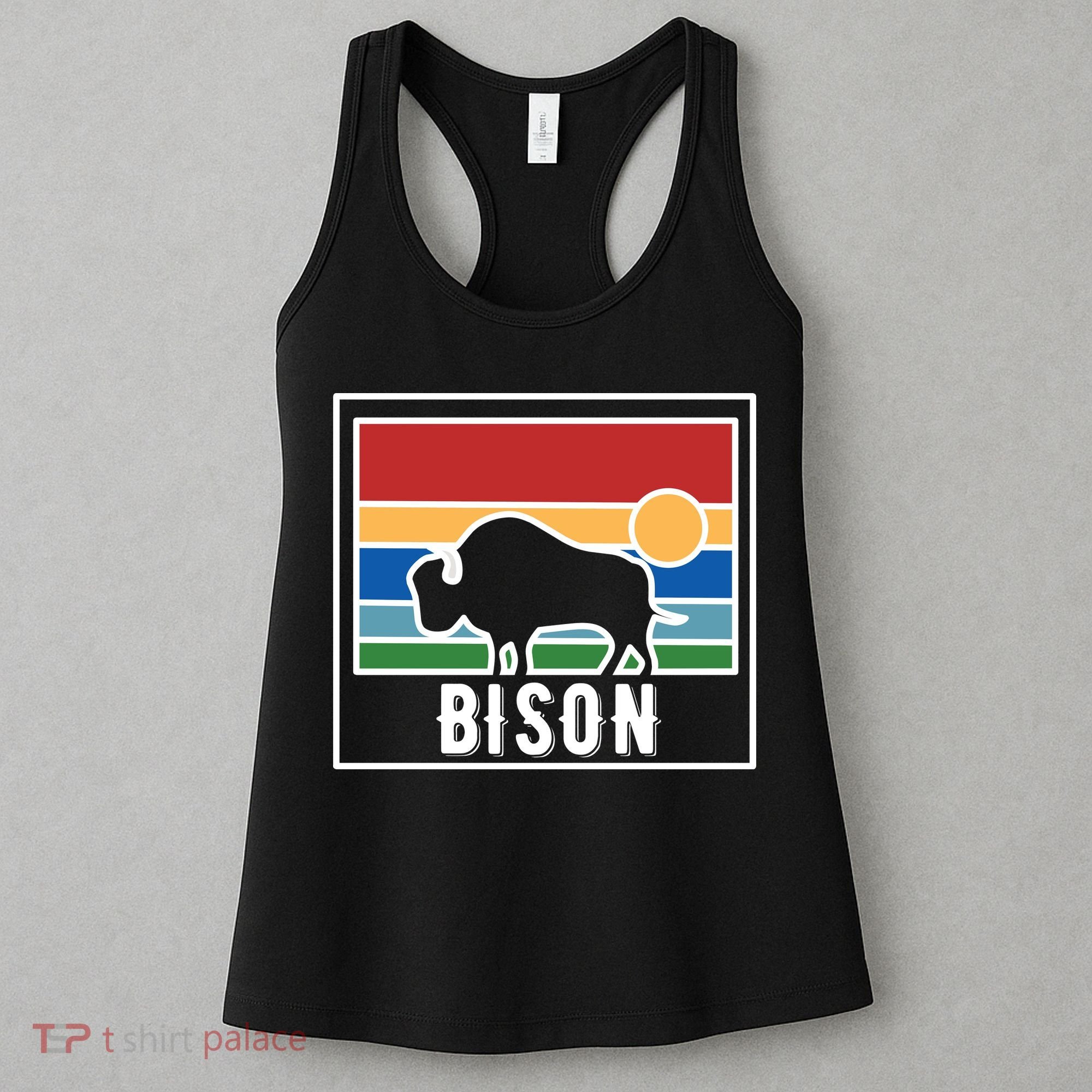 Retro Bison Logo Women's Tank Top