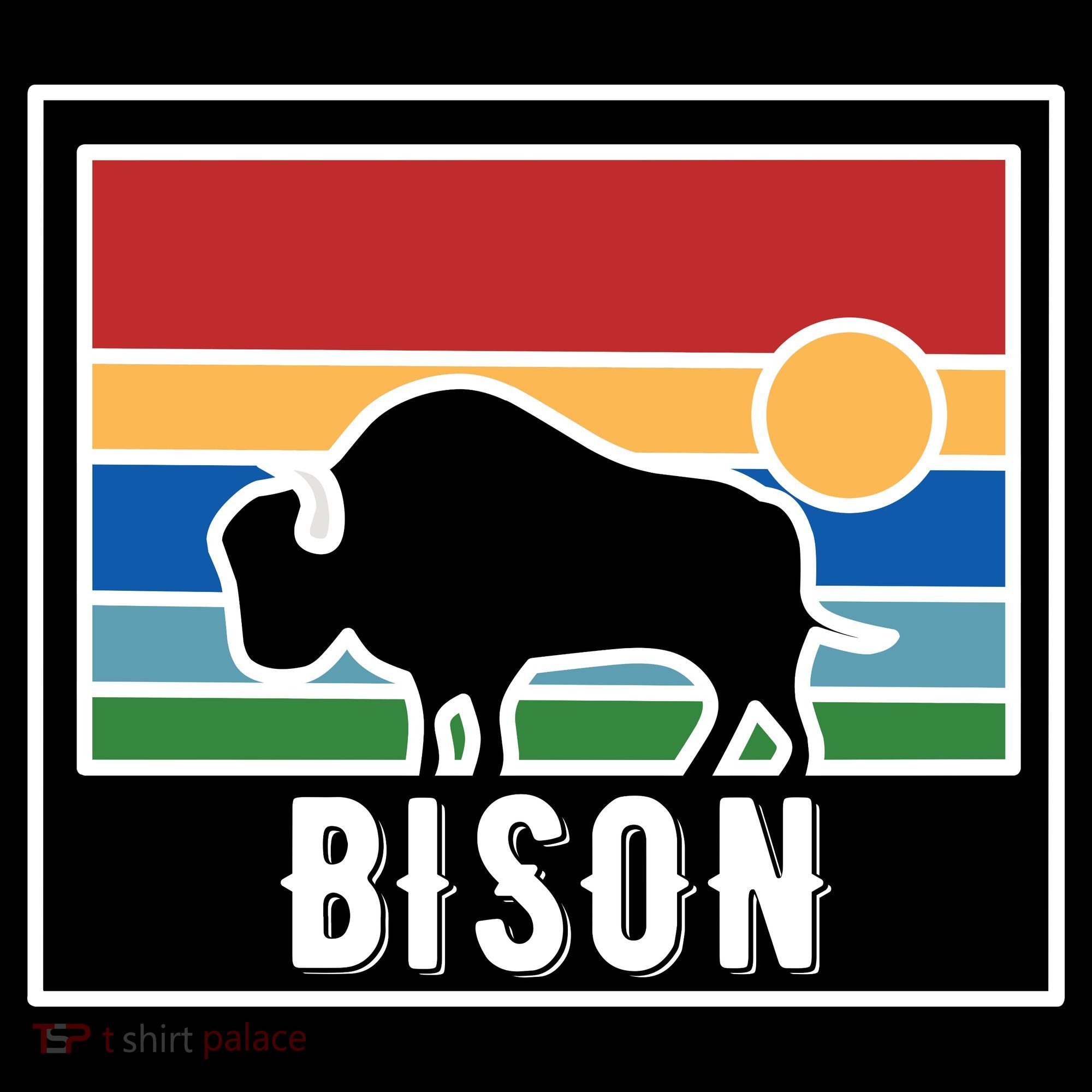 Retro Bison Logo Women's Tank Top