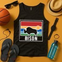 Retro Bison Logo Tank Top thumb 4