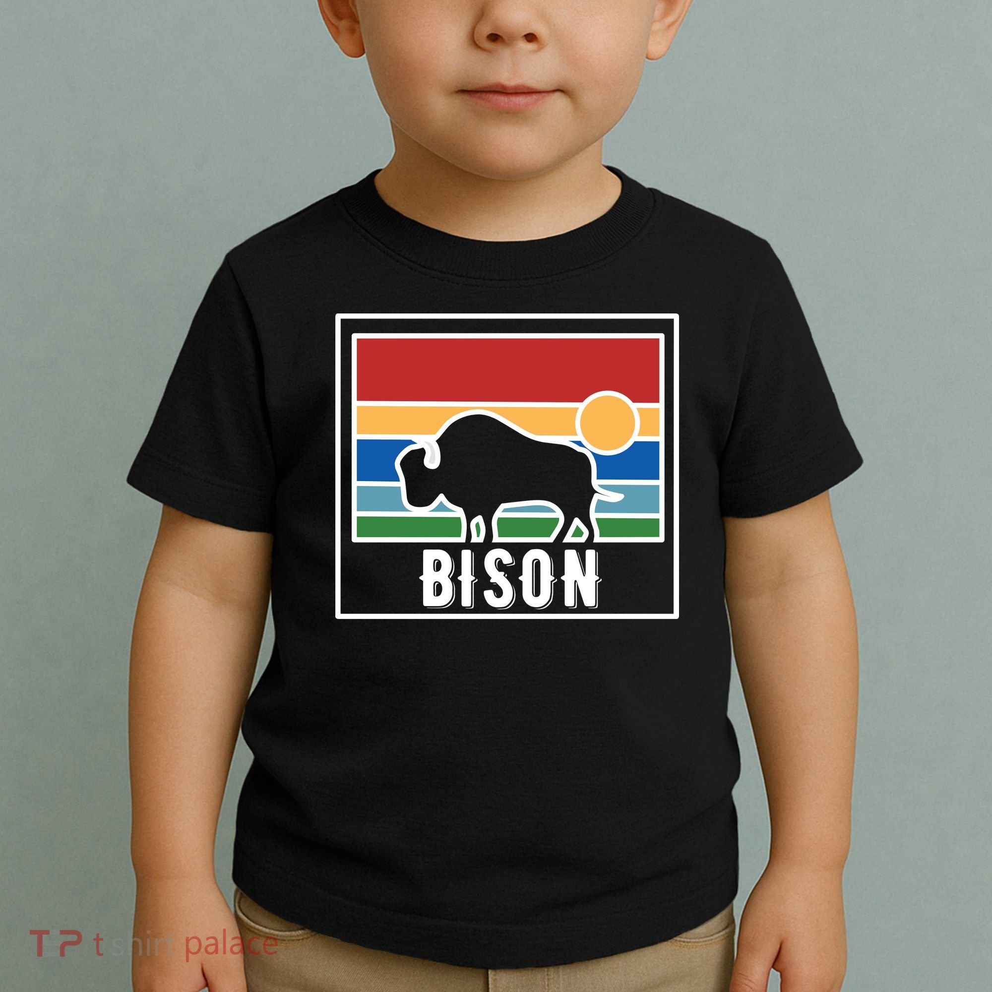 Retro Bison Logo Toddler T-Shirt