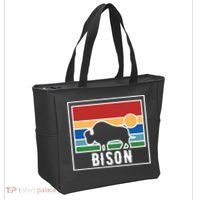 Retro Bison Logo Tote Bag thumb 2