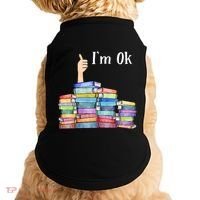 Reading Book Lovers I'm Ok National Book Lovers Day Gift Doggie Tank thumb 0