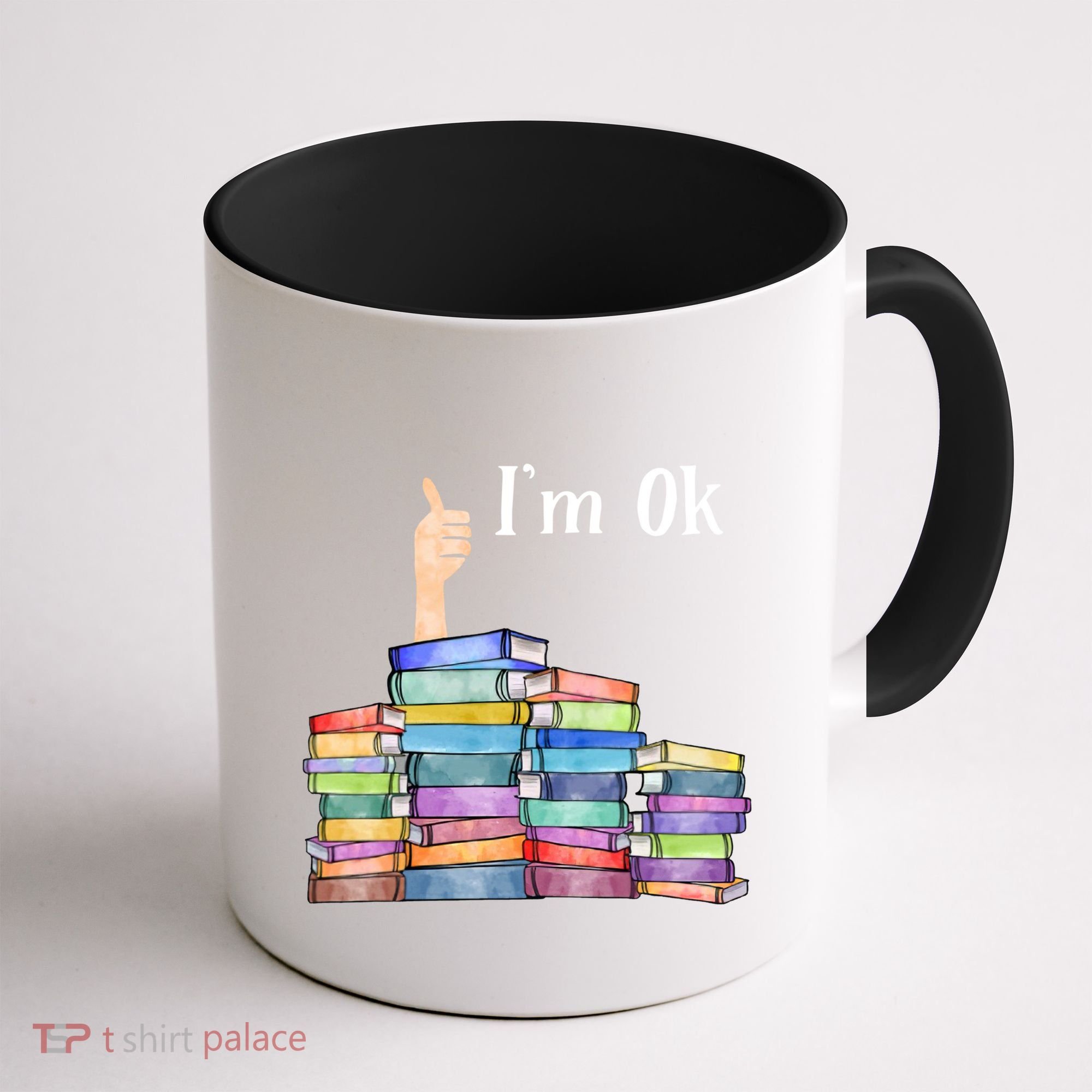 Reading Book Lovers I'm Ok National Book Lovers Day Gift Coffee Mug