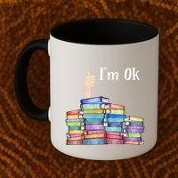 Reading Book Lovers I'm Ok National Book Lovers Day Gift Coffee Mug thumb 2