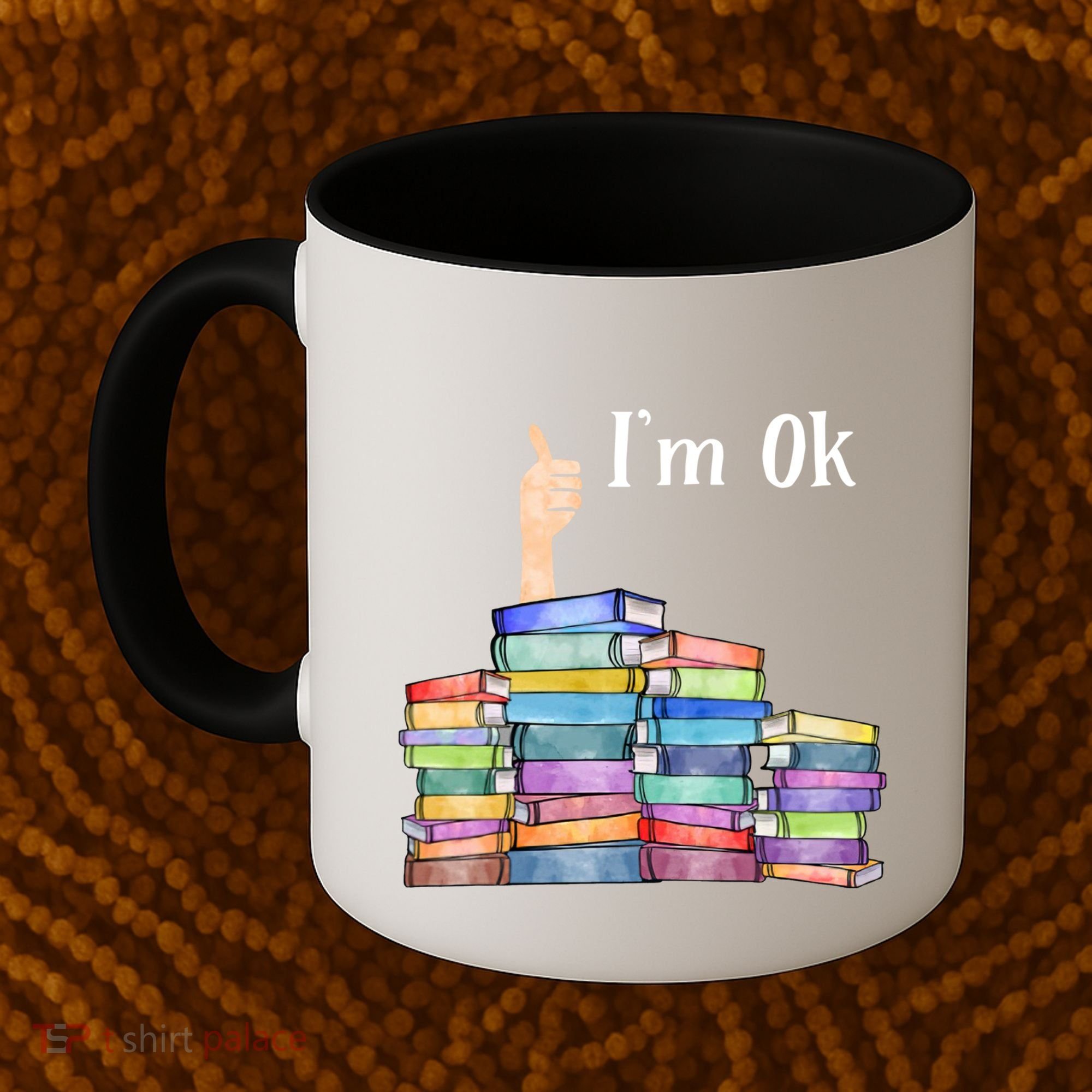 Reading Book Lovers I'm Ok National Book Lovers Day Gift Coffee Mug