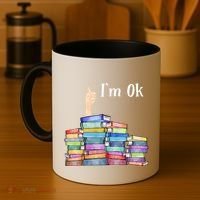 Reading Book Lovers I'm Ok National Book Lovers Day Gift Coffee Mug thumb 4