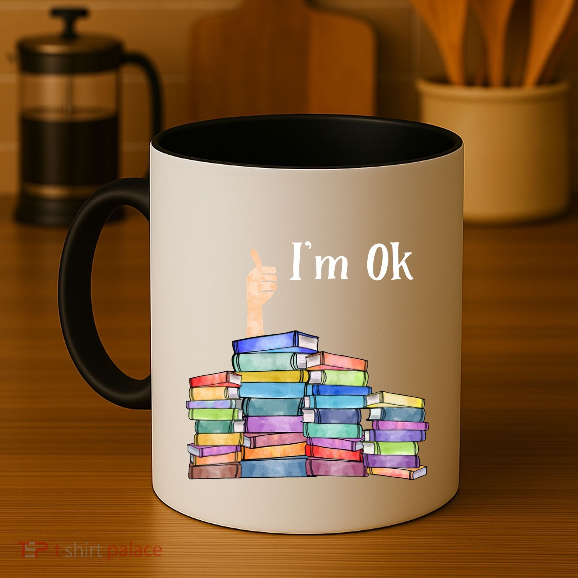 Reading Book Lovers I'm Ok National Book Lovers Day Gift Coffee Mug
