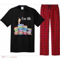 Reading Book Lovers I'm Ok National Book Lovers Day Gift Pajama Set thumb 0