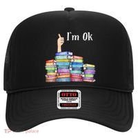 Reading Book Lovers I'm Ok National Book Lovers Day Gift Hat thumb 0