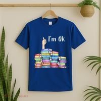 Reading Book Lovers I'm Ok National Book Lovers Day Gift T-Shirt thumb 2
