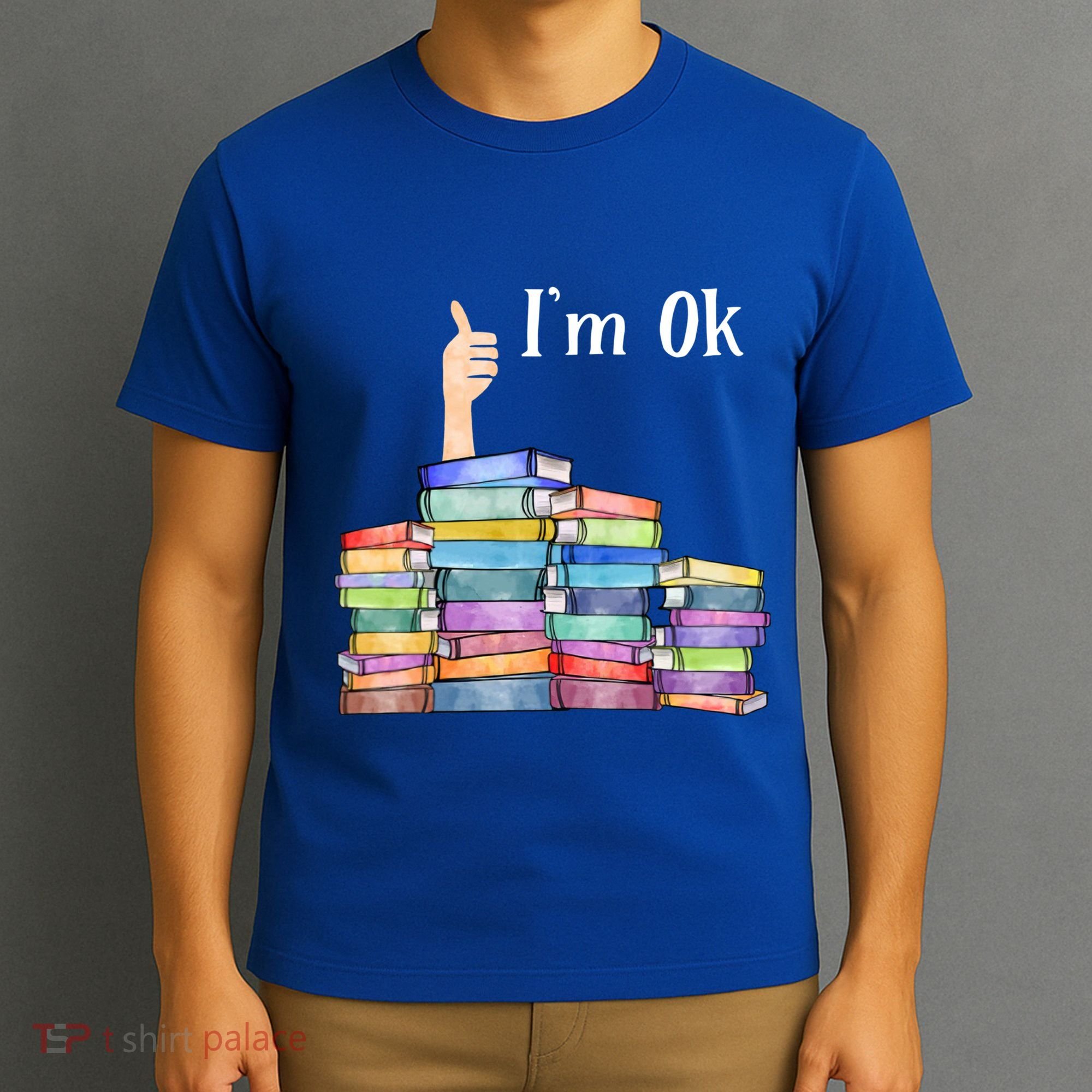 Reading Book Lovers I'm Ok National Book Lovers Day Gift T-Shirt