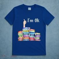 Reading Book Lovers I'm Ok National Book Lovers Day Gift T-Shirt thumb 5
