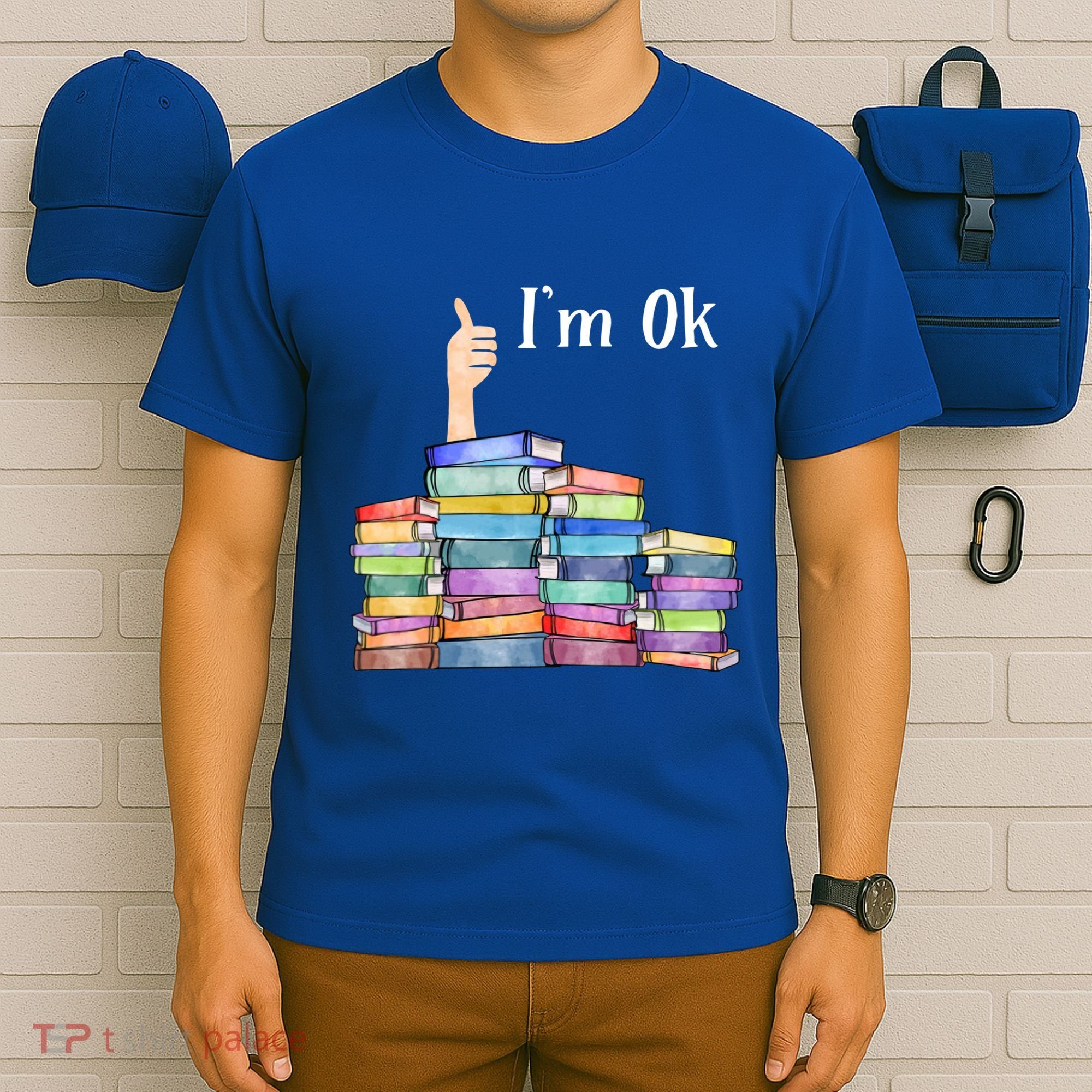 Reading Book Lovers I'm Ok National Book Lovers Day Gift T-Shirt