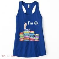 Reading Book Lovers I'm Ok National Book Lovers Day Gift Women's Tank Top thumb 0
