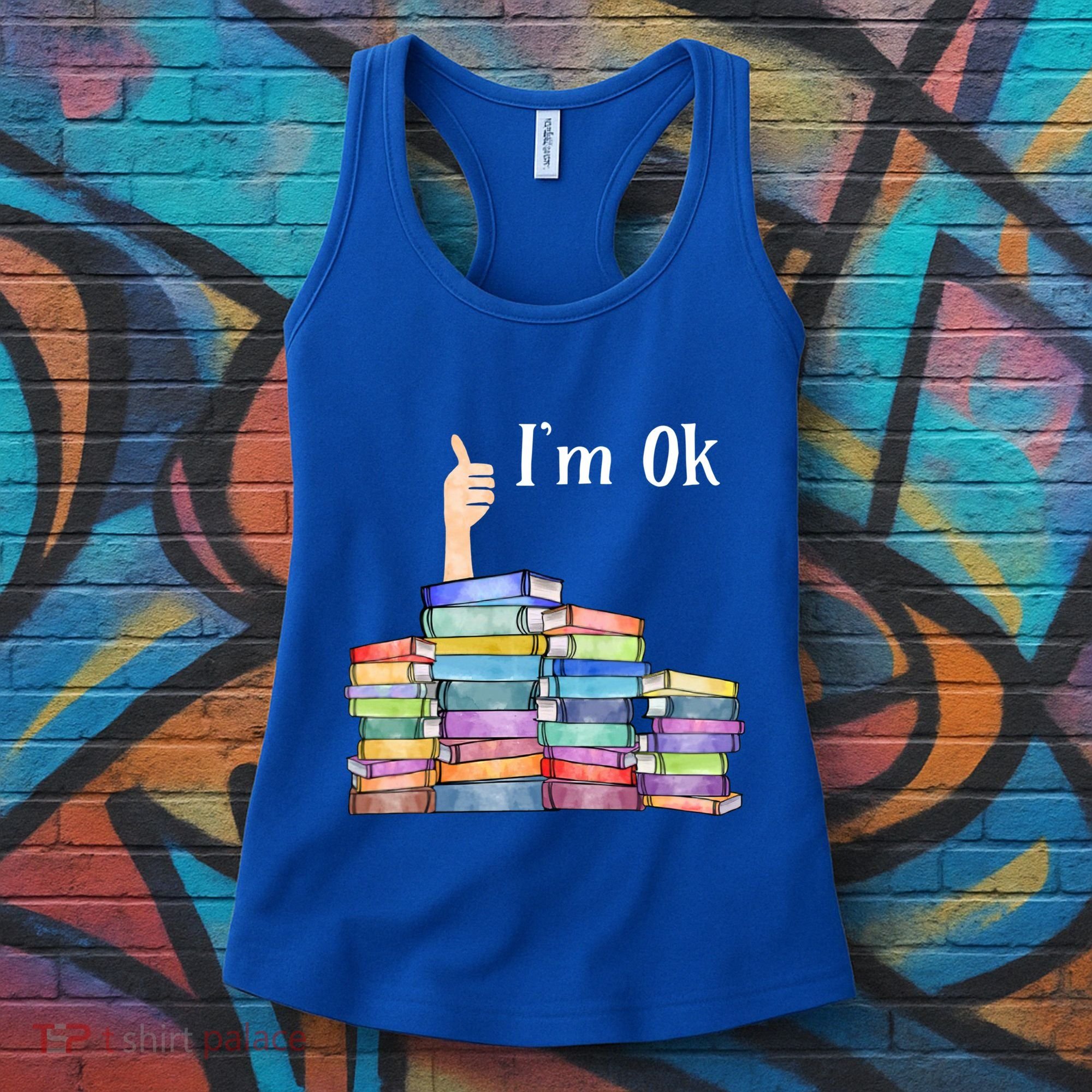Reading Book Lovers I'm Ok National Book Lovers Day Gift Women's Tank Top