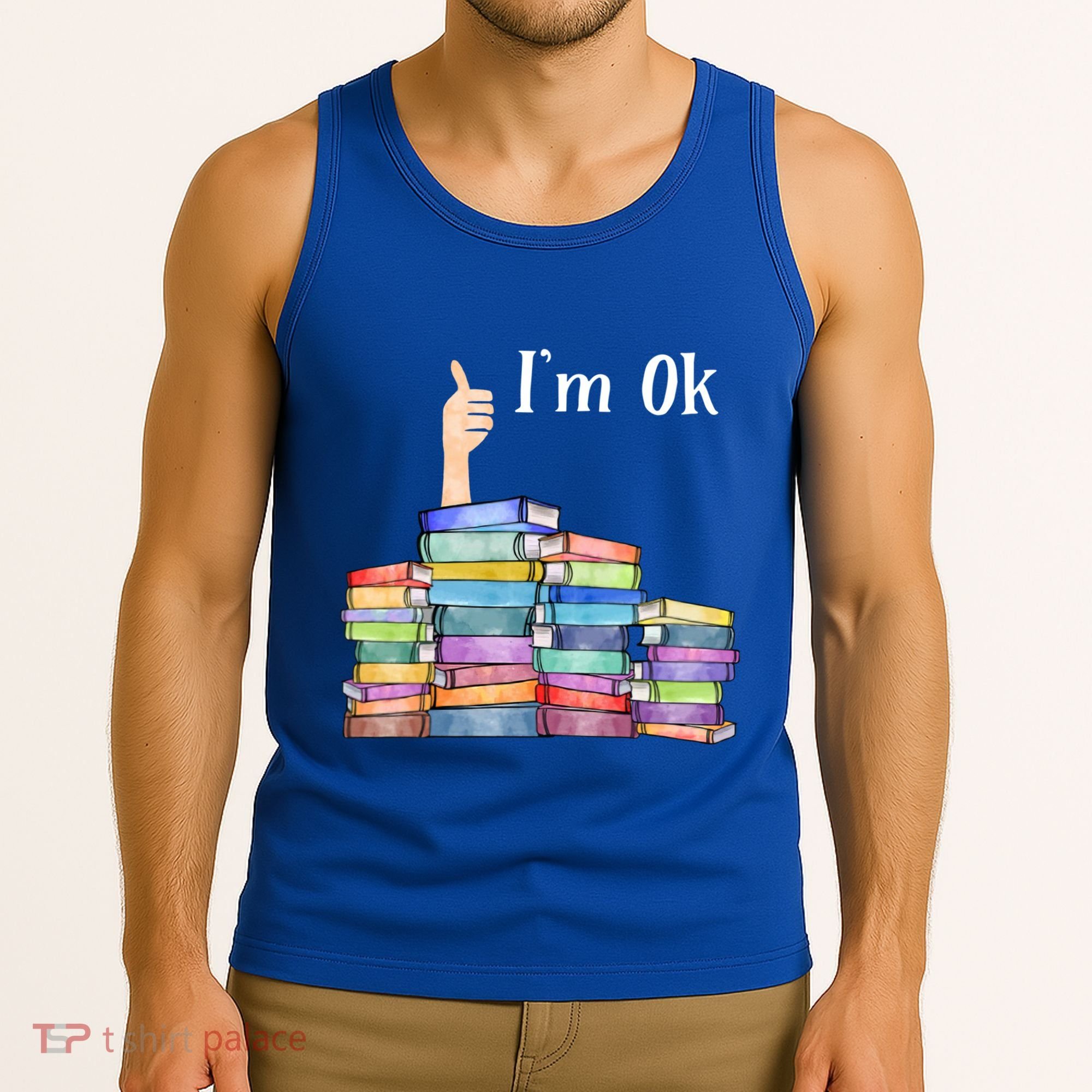 Reading Book Lovers I'm Ok National Book Lovers Day Gift Tank Top