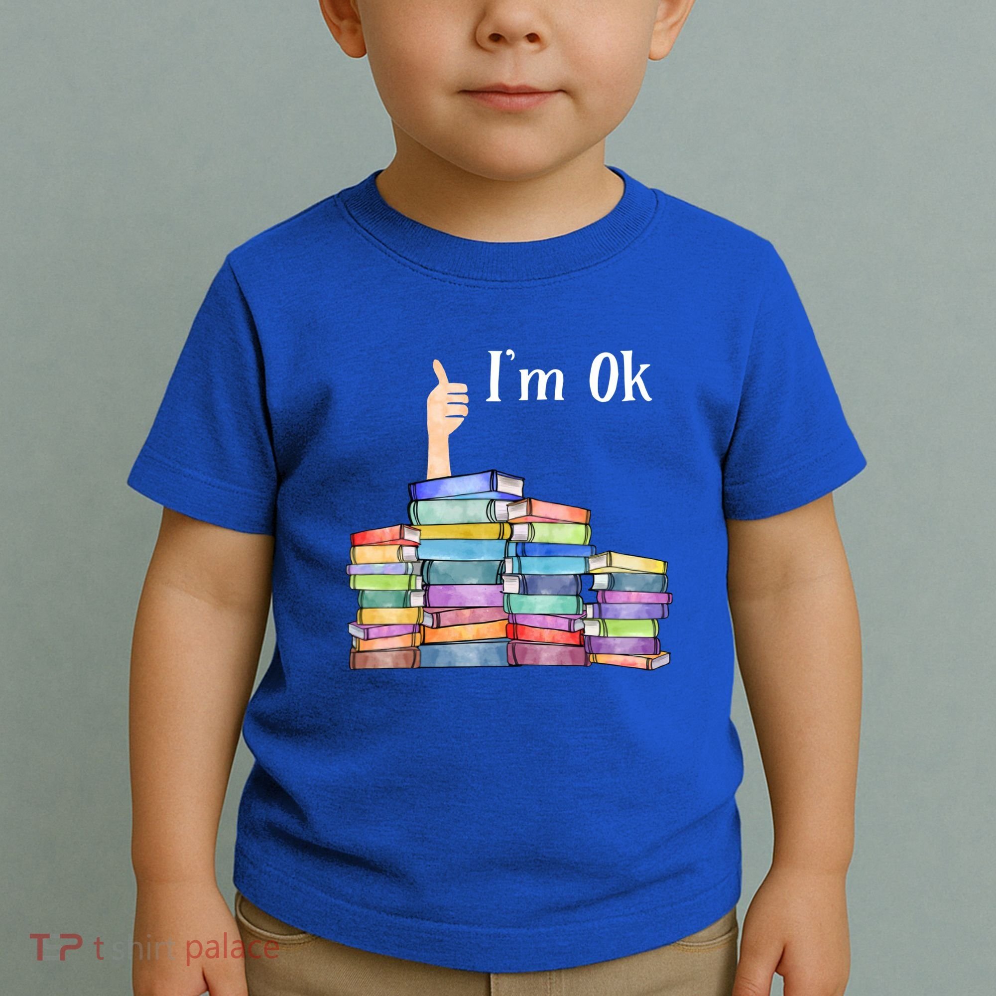 Reading Book Lovers I'm Ok National Book Lovers Day Gift Toddler T-Shirt