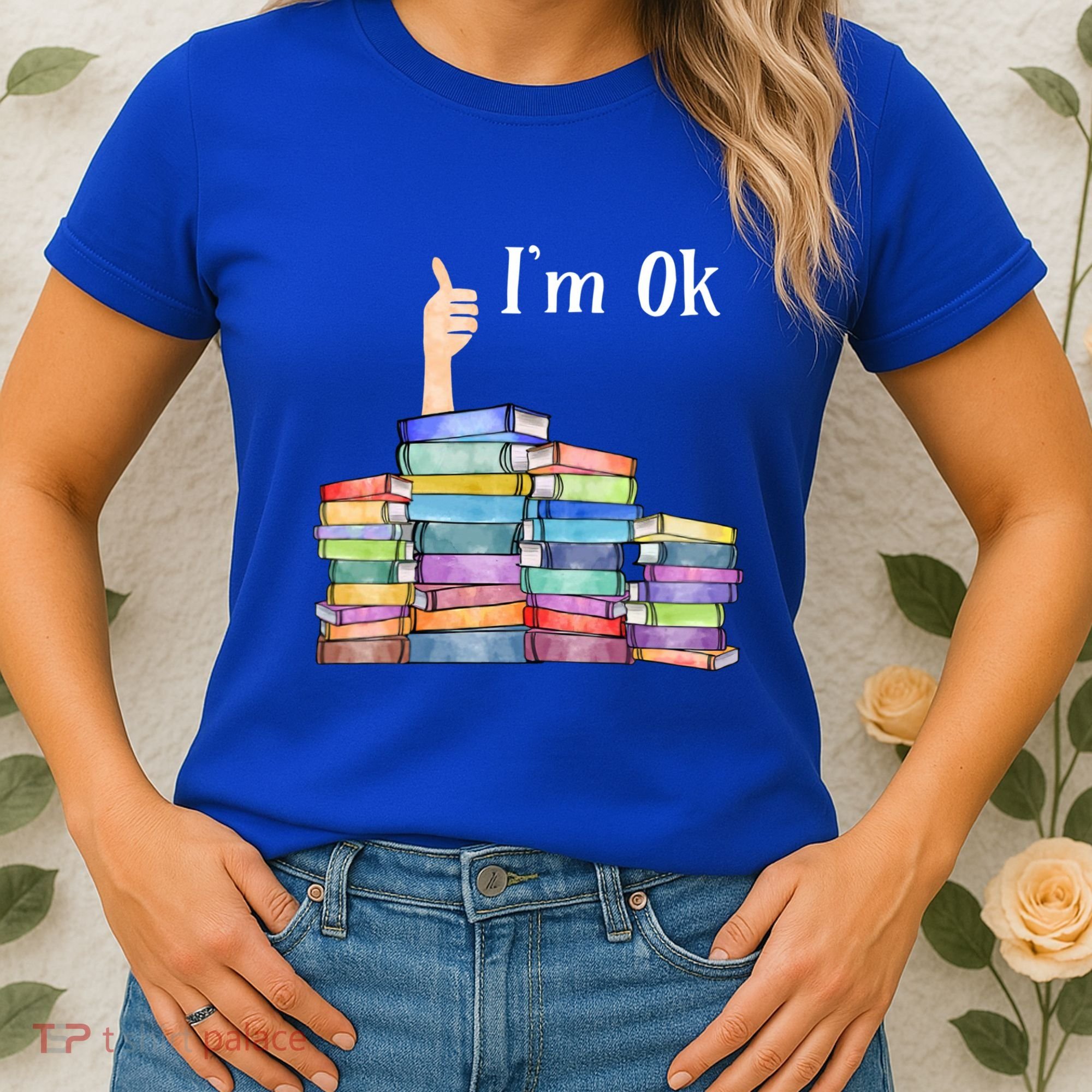 Reading Book Lovers I'm Ok National Book Lovers Day Gift Women's T-Shirt
