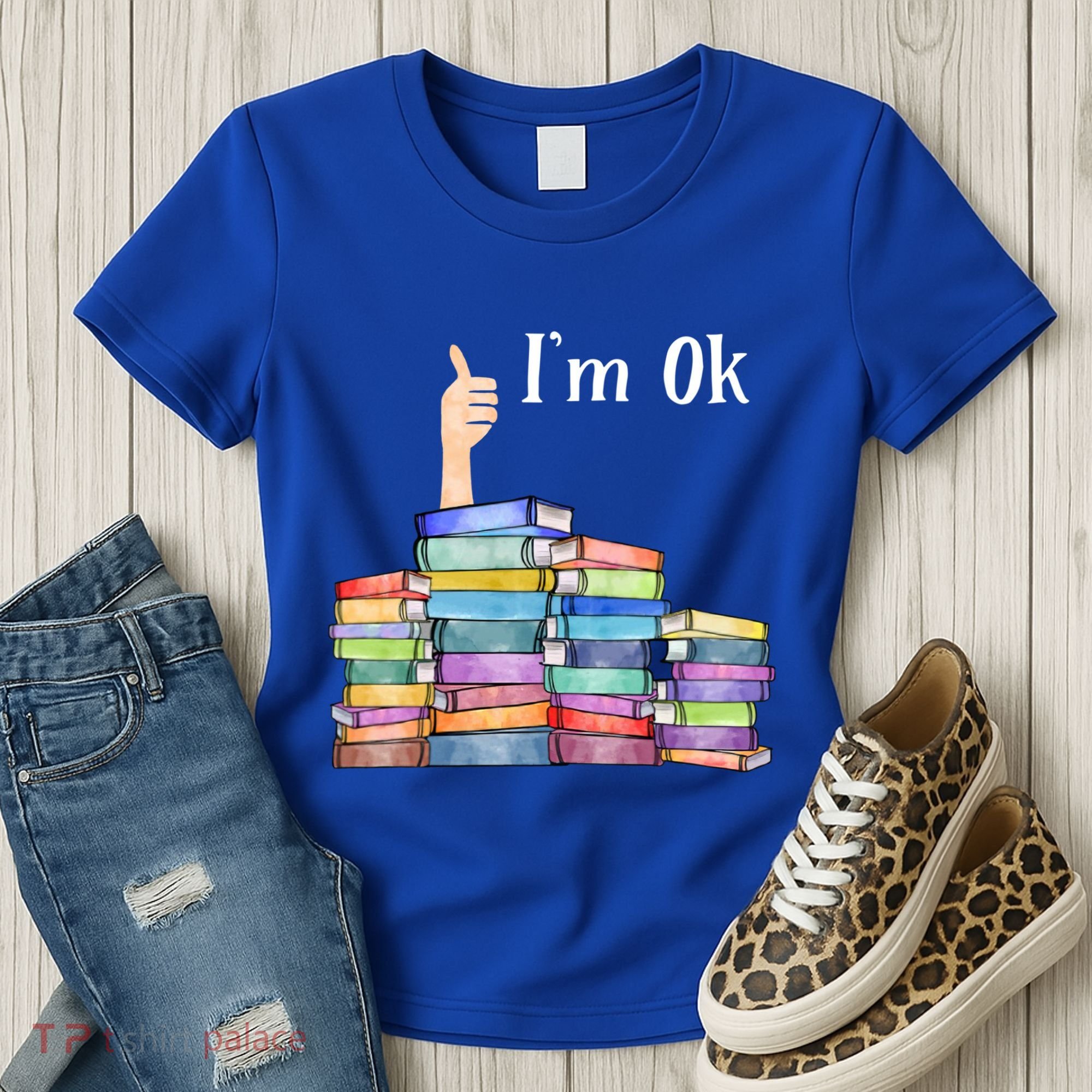 Reading Book Lovers I'm Ok National Book Lovers Day Gift Women's T-Shirt