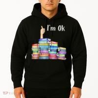 Reading Book Lovers I'm Ok National Book Lovers Day TShirt Hoodie thumb 2