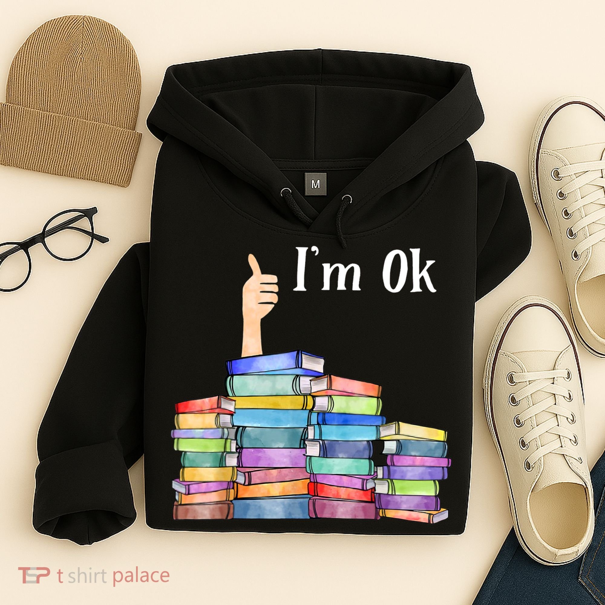 Reading Book Lovers I'm Ok National Book Lovers Day TShirt Hoodie