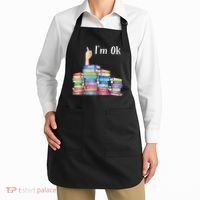 Reading Book Lovers I'm Ok National Book Lovers Day TShirt Apron thumb 2