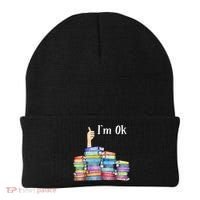 Reading Book Lovers I'm Ok National Book Lovers Day TShirt Beanie thumb 0