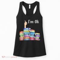 Reading Book Lovers I'm Ok National Book Lovers Day TShirt Women's Tank Top thumb 0