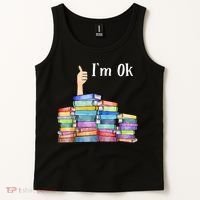 Reading Book Lovers I'm Ok National Book Lovers Day TShirt Tank Top thumb 2