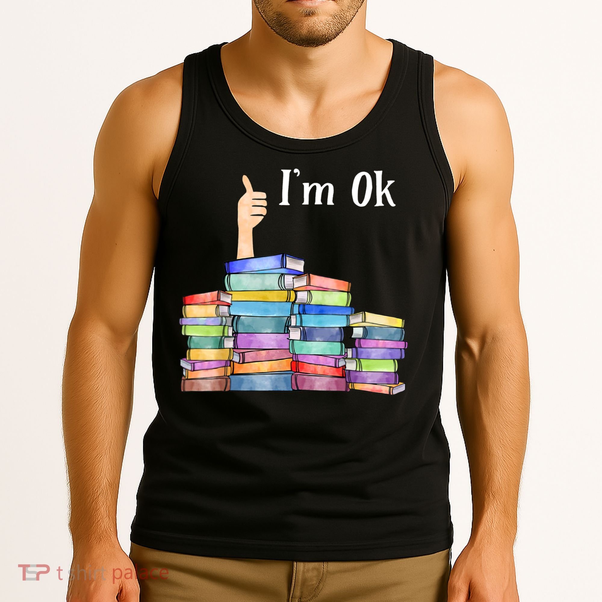Reading Book Lovers I'm Ok National Book Lovers Day TShirt Tank Top