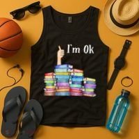 Reading Book Lovers I'm Ok National Book Lovers Day TShirt Tank Top thumb 4