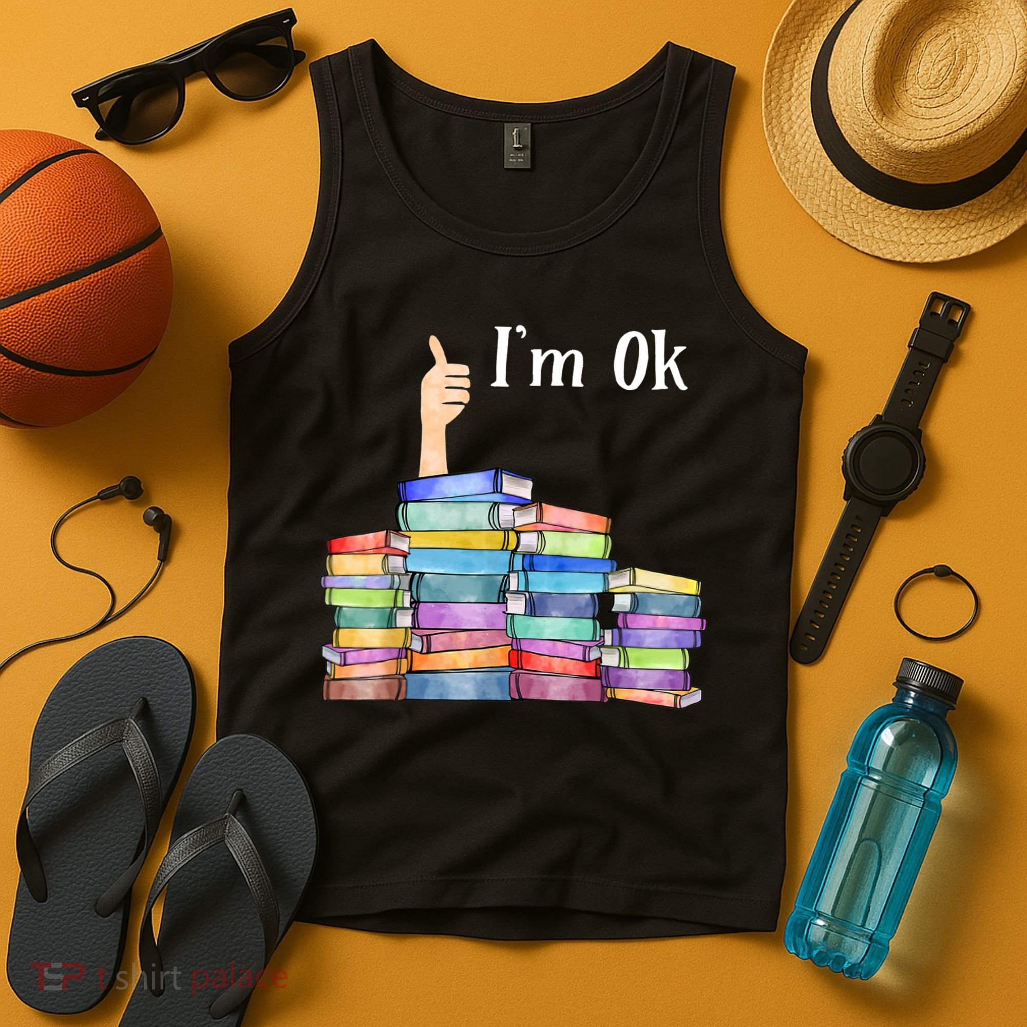 Reading Book Lovers I'm Ok National Book Lovers Day TShirt Tank Top