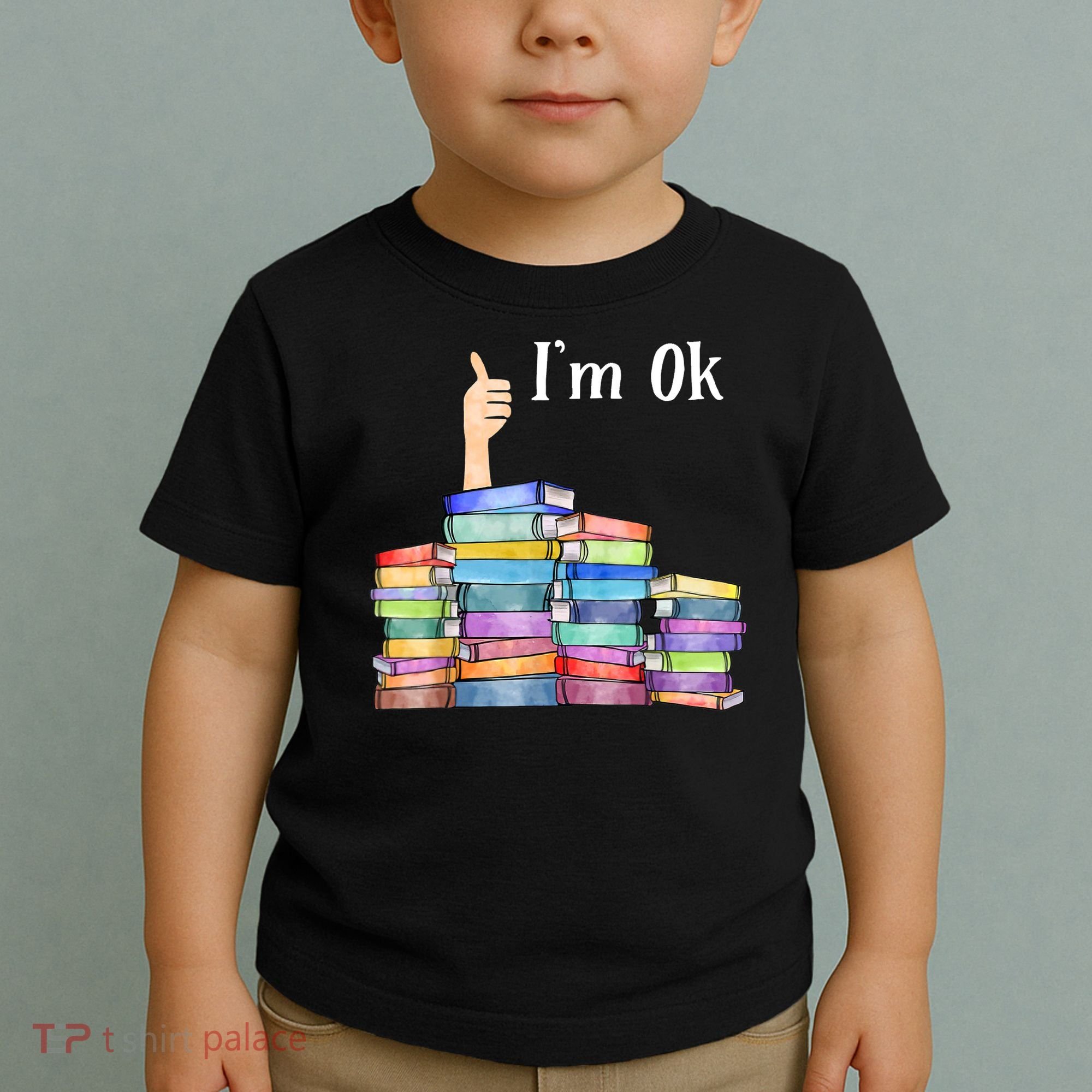 Reading Book Lovers I'm Ok National Book Lovers Day TShirt Toddler T-Shirt