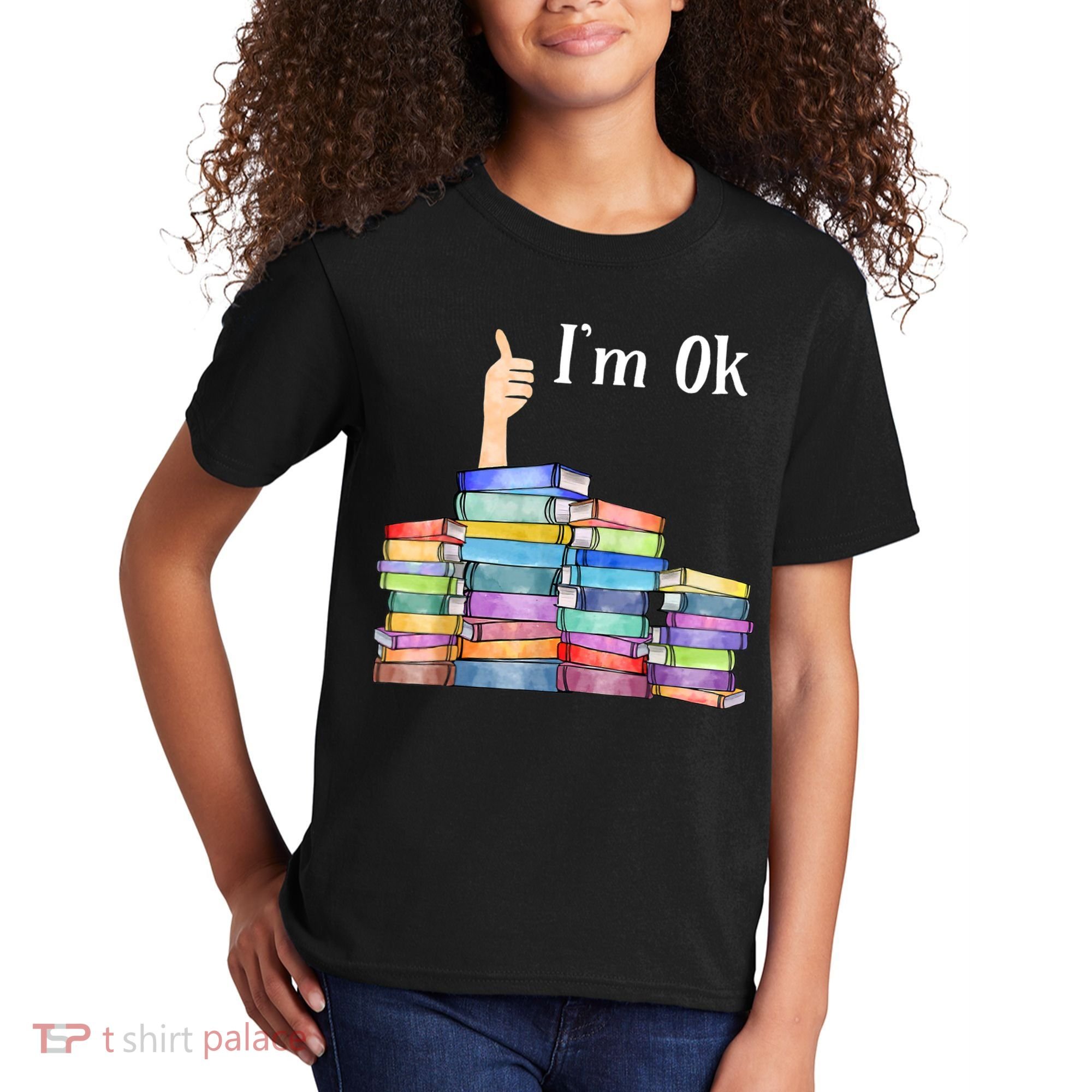 Reading Book Lovers I'm Ok National Book Lovers Day TShirt Kids T-Shirt