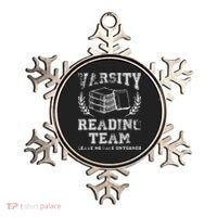 Reader Book Lover Gift Varsity Reading Team Ornament thumb 0