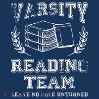 Reader Book Lover Gift Varsity Reading Team Women's Sweatshirt thumb 2
