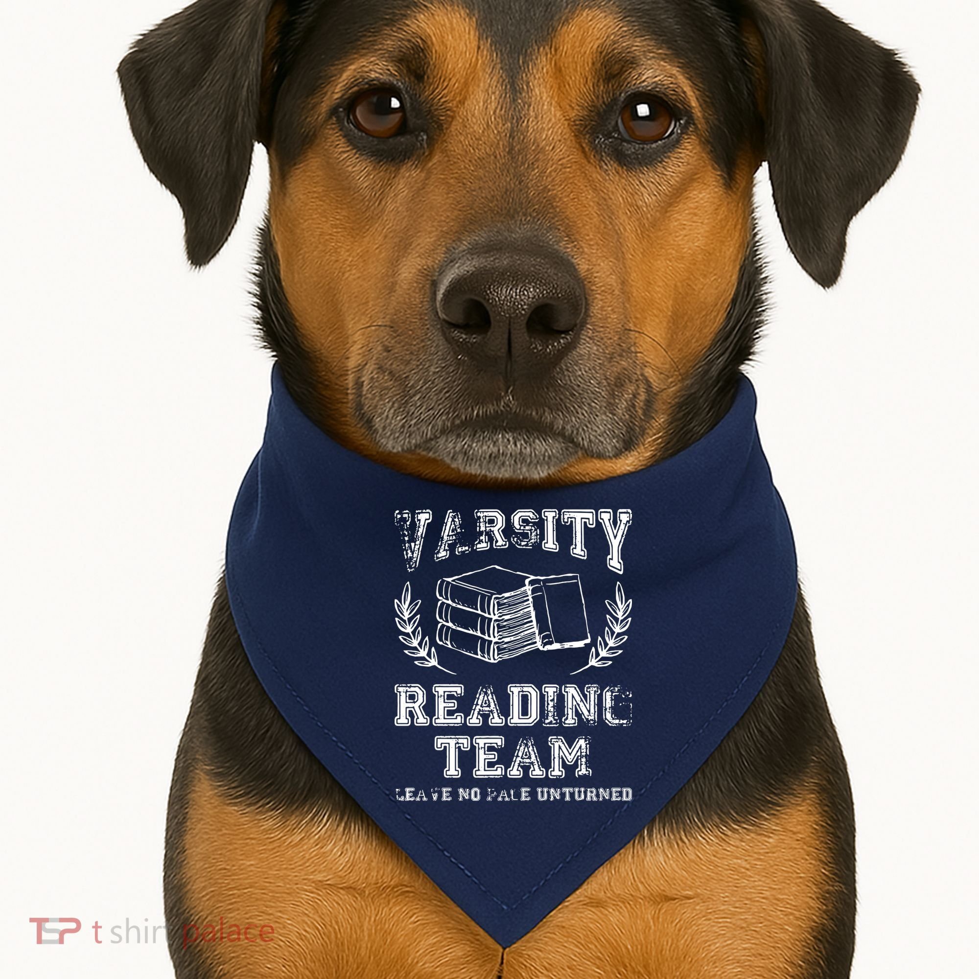 Reader Book Lover Gift Varsity Reading Team USA-Made Doggie Bandana