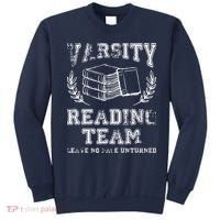 Reader Book Lover Gift Varsity Reading Team Sweatshirt thumb 0