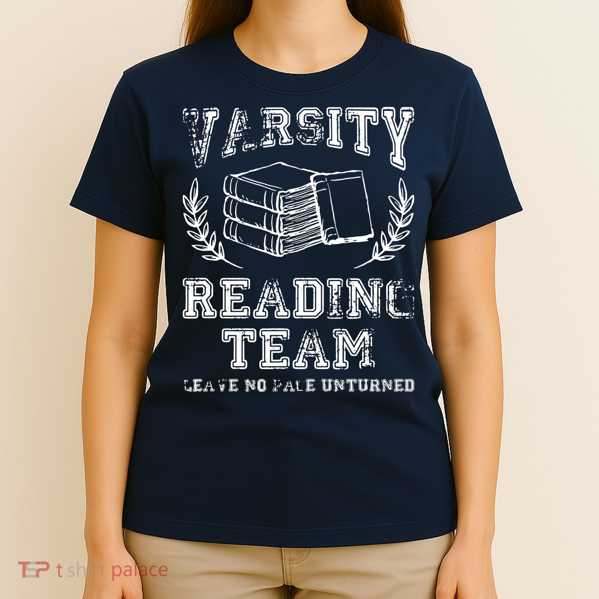 Reader Book Lover Gift Varsity Reading Team T-Shirt