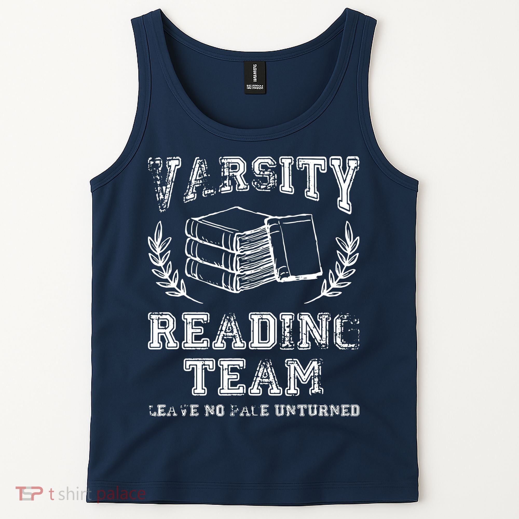 Reader Book Lover Gift Varsity Reading Team Tank Top